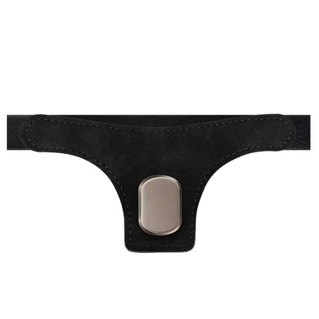 Car Seat Back Hanger Hook For Backseat Storage Organizer shown in black PU with metal hook to hang bags and backpacks, keeps car interior organized