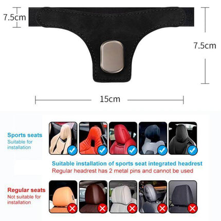Car Seat Back Hanger Hook For Backseat Storage Organizer - PU hook 15cm fits sports seats keeps bags and clothing off the floor