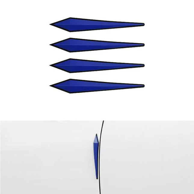 Protective PVC Strips for Car Door Edges, 4-Piece Set