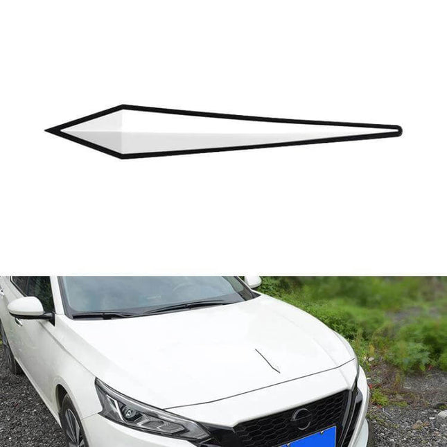 Protective PVC Car Door Anti-Collision Strip, 23.5x3.5cm Size installed on white car door edge to prevent dents and scratches