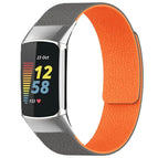 For Fitbit Charge 5 / Charge 6 / Grey Orange