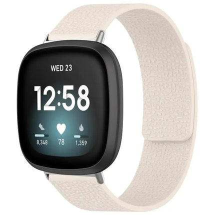 Xdfind Litchi Magnetic Silicone Band For Fitbit Charge 5/6