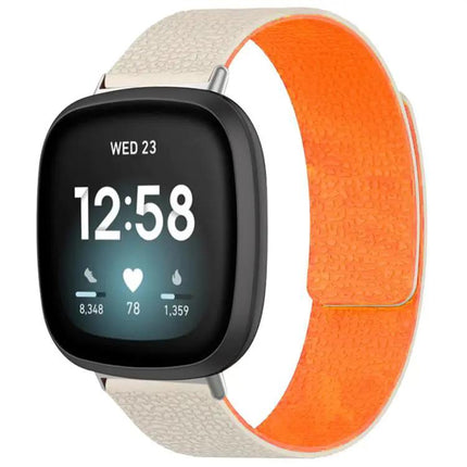 Xdfind Litchi Magnetic Silicone Band For Fitbit Charge 5/6