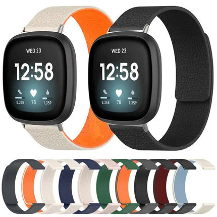 Xdfind Litchi Magnetic Silicone Band For Fitbit Charge 5/6