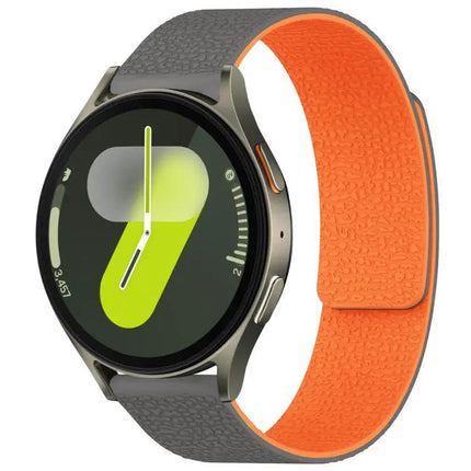XDfind Litchi Magnetic Silicone Watch Band For Samsung