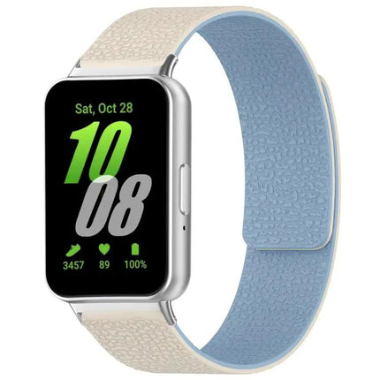 XDfind Litchi Magnetic Silicone Watch Band For Samsung