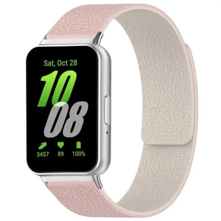 XDfind Litchi Magnetic Silicone Watch Band For Samsung