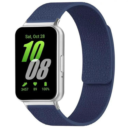 XDfind Litchi Magnetic Silicone Watch Band For Samsung