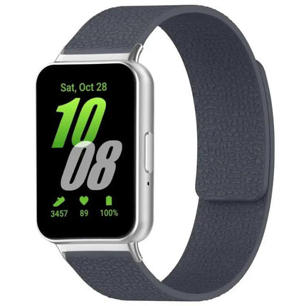 XDfind Litchi Magnetic Silicone Watch Band For Samsung
