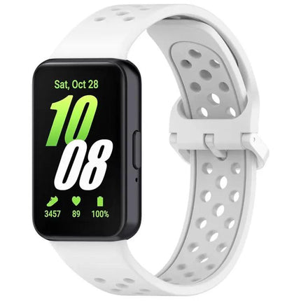 Colorful Breathable Silicone Band Buckle For Galaxy Fit3