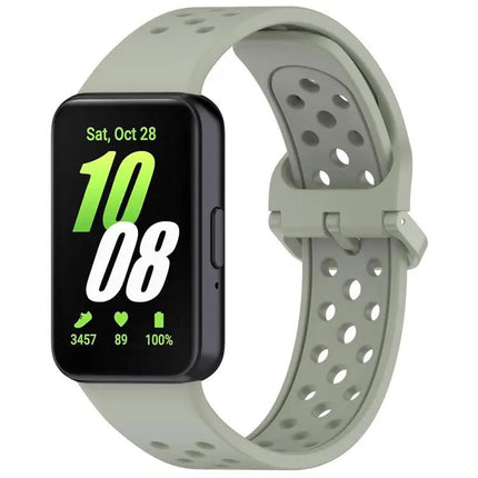 Colorful Breathable Silicone Band Buckle For Galaxy Fit3