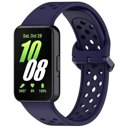Colorful Breathable Silicone Band Buckle For Galaxy Fit3