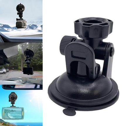 Suction Cup Bracket for Camera Mounting on Glass Surfaces attaching compact camera to car window for stable vlogging and photography