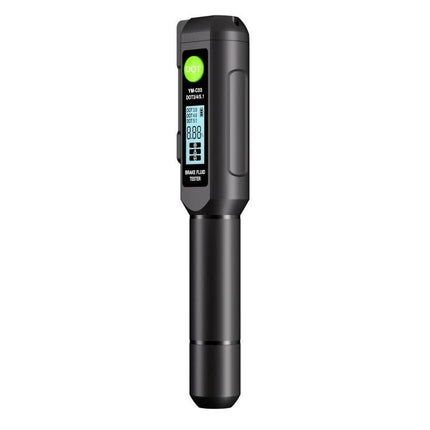 A Simple Tool for Checking Brake Fluid in Vehicle Maintenance - handheld brake fluid tester with metal probe and digital display