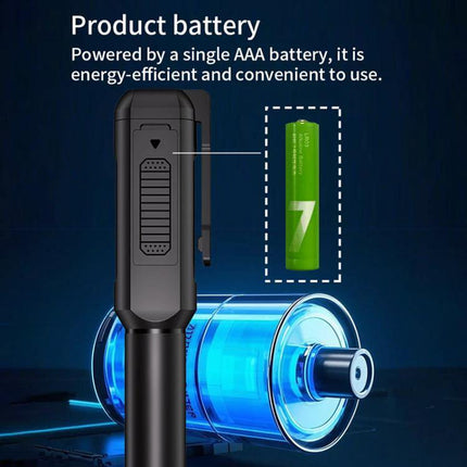 A Simple Tool for Checking Brake Fluid in Vehicle Maintenance handheld brake fluid tester with metal probe and AAA battery depiction