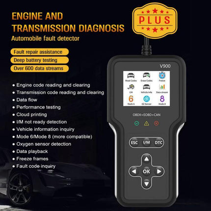 Compact Scanner for Routine Car Checks During Daily Drives handheld OBD2 code reader for quick engine and transmission diagnostics