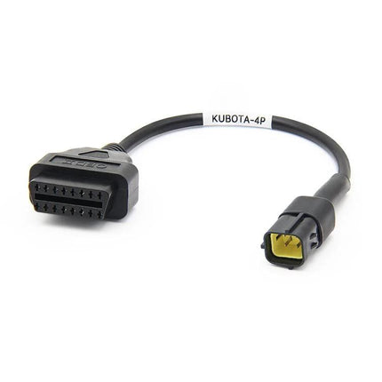 Adapter Cable for Everyday Kubota Farm Equipment Checks - black Kubota diagnostic adapter cable for Diagmaster 4, tractor maintenance