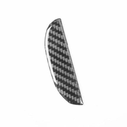 Carbon Fiber Car Seat Storage Box Handle Decorative Sticker - carbon fiber textured decorative cover for SEAT Leon 2005–2012