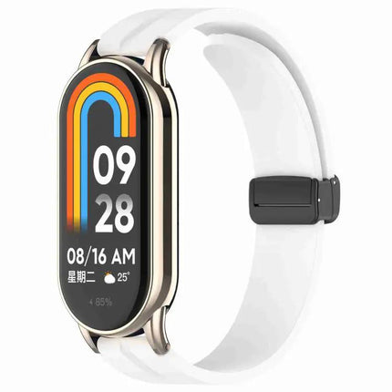 Xdfind 12mm Silicone Watch Band With Folding Buckle
