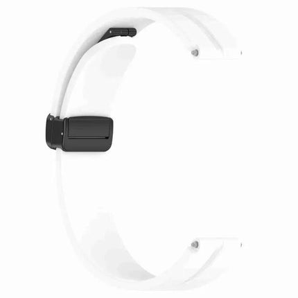 Xdfind 12mm Silicone Watch Band With Folding Buckle