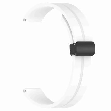 Xdfind 12mm Silicone Watch Band With Folding Buckle