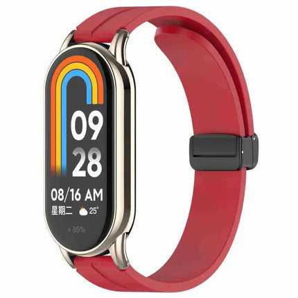 Xdfind 12mm Silicone Watch Band With Folding Buckle