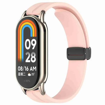 Xdfind 12mm Silicone Watch Band With Folding Buckle