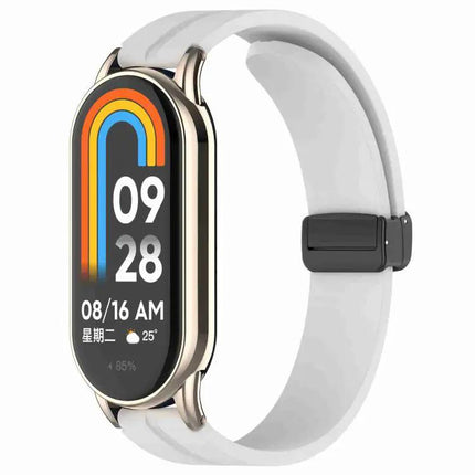 Xdfind 12mm Silicone Watch Band With Folding Buckle