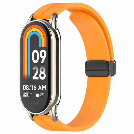 Xdfind 12mm Silicone Watch Band With Folding Buckle