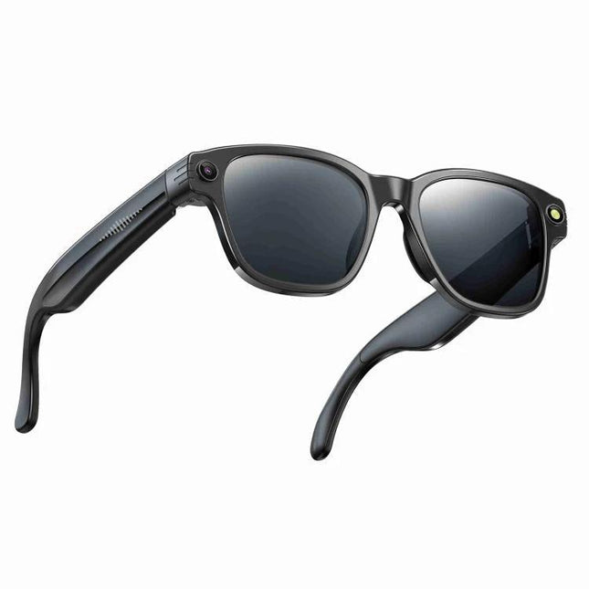 Compact Glasses for Recording Everyday Travel Moments with built-in 8MP camera for hands-free hiking and city exploration