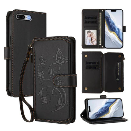 Essential Phone Case With Card And Cash Storage For Everyday Commutes And Errands - slim black wallet case with card slots, cash pocket and wrist strap