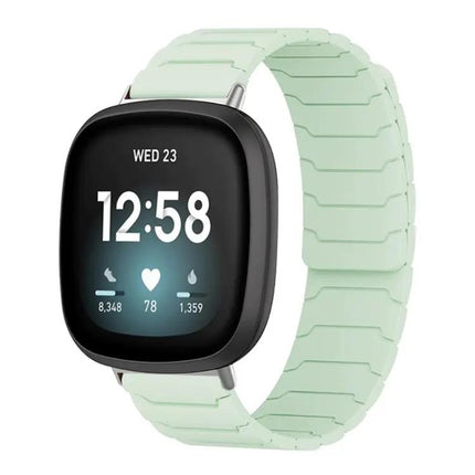 XDfind Magnetic Silicone Watch Band for Fitbit Versa 4/3