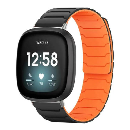 XDfind Magnetic Silicone Watch Band for Fitbit Versa 4/3