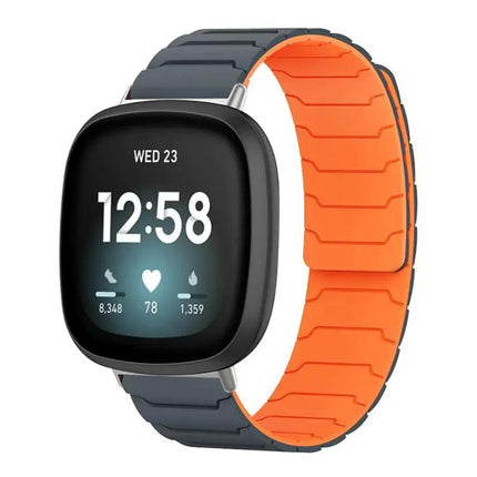 XDfind Magnetic Silicone Watch Band for Fitbit Versa 4/3