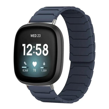 XDfind Magnetic Silicone Watch Band for Fitbit Versa 4/3