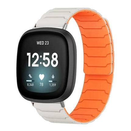 XDfind Magnetic Silicone Watch Band for Fitbit Versa 4/3
