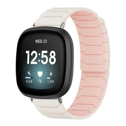 XDfind Magnetic Silicone Watch Band for Fitbit Versa 4/3