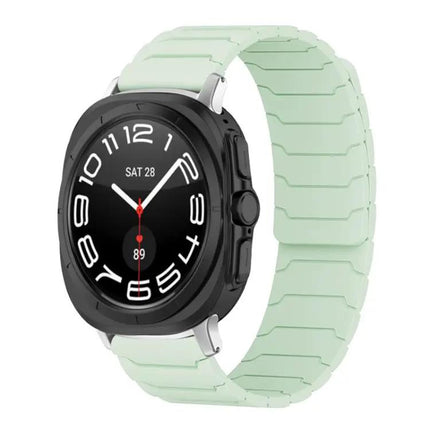 Magnetic Silicone Watch Band For Galaxy Watch Ultra2/9/8