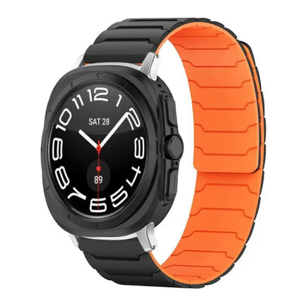 Magnetic Silicone Watch Band For Galaxy Watch Ultra2/9/8