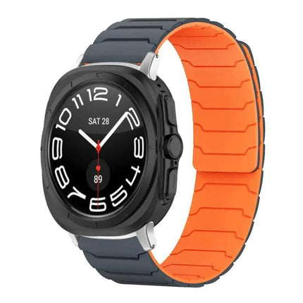 Magnetic Silicone Watch Band For Galaxy Watch Ultra2/9/8