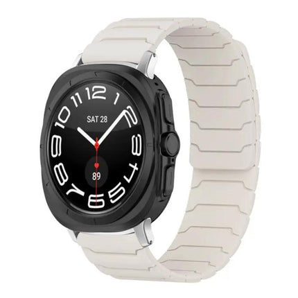 Magnetic Silicone Watch Band For Galaxy Watch Ultra2/9/8
