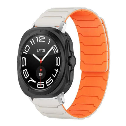 Magnetic Silicone Watch Band For Galaxy Watch Ultra2/9/8