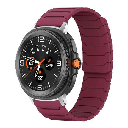 Magnetic Silicone Watch Band For Galaxy Watch Ultra2/9/8