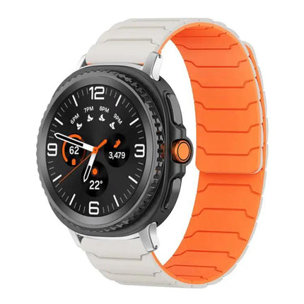 Magnetic Silicone Watch Band For Galaxy Watch Ultra2/9/8