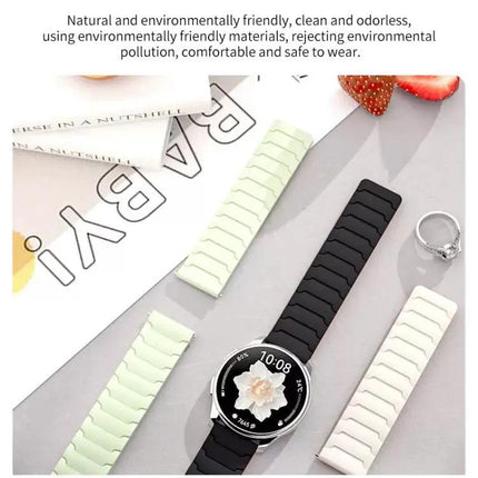 Magnetic Silicone Watch Band For Galaxy Watch Ultra2/9/8