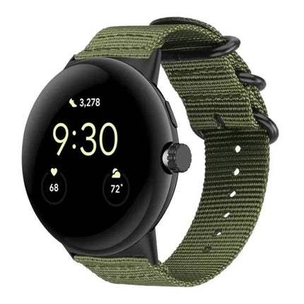 Xdfind Nylon Canvas Watch Band For Pixel Watch 45mm