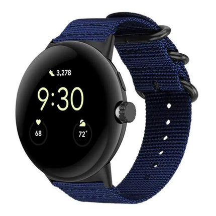 Xdfind Nylon Canvas Watch Band For Pixel Watch 45mm