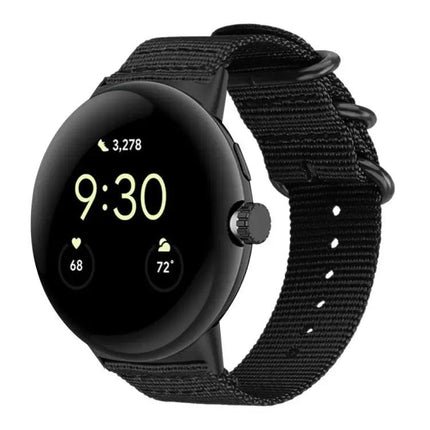 Xdfind Nylon Canvas Watch Band For Pixel Watch 45mm