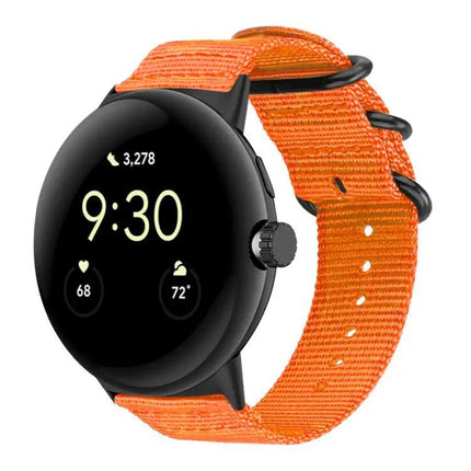 Xdfind Nylon Canvas Watch Band For Pixel Watch 45mm