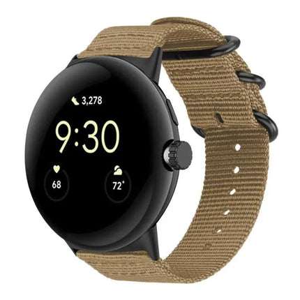 Xdfind Nylon Canvas Watch Band For Pixel Watch 45mm